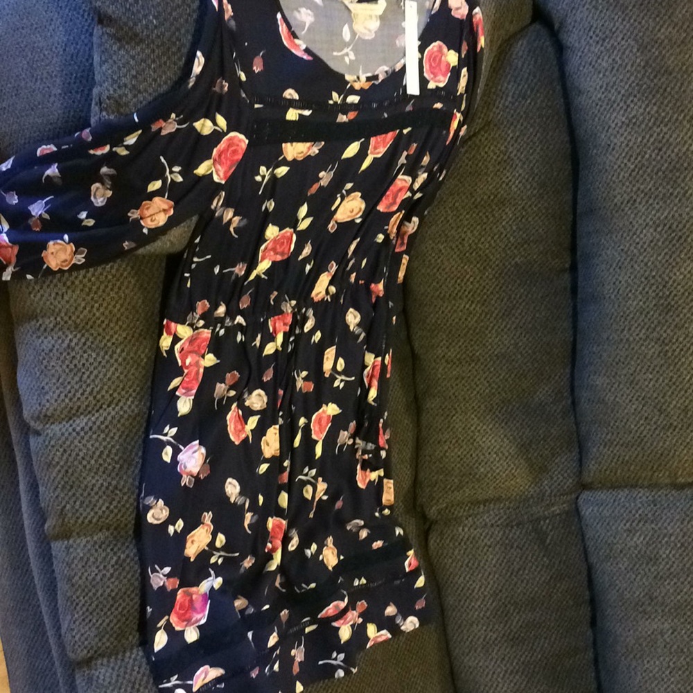 Lauren Conrad dress, floral details